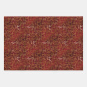 Elegant kerstfeest Gold Glitter Sparkle Inpakpapier Vel (Voorkant 3)