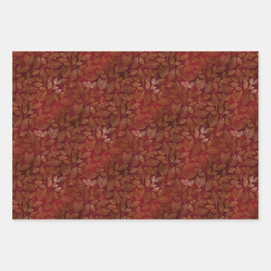 Elegant kerstfeest Gold Glitter Sparkle Inpakpapier Vel (Voorkant 3)