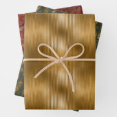 Elegant kerstfeest Gold Glitter Sparkle Inpakpapier Vel (In situ)