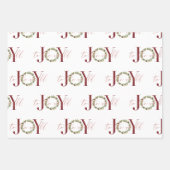 Elegant kerstfeest Joy aan de Wereld Weer Inpakpapier Vel (Voorkant 2)