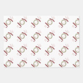 Elegant kerstfeest Joy aan de Wereld Weer Inpakpapier Vel (Voorkant)