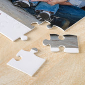 Elegant Kerstfeest Joy aan de Wereldfeestdag Foto Legpuzzel (Zijkant)