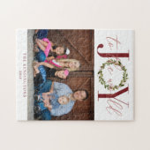 Elegant Kerstfeest Joy aan de Wereldfeestdag Foto Legpuzzel (Horizontaal)