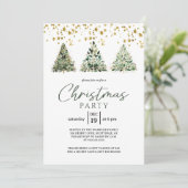 Elegant kerstfeest kaart (Staand voorkant)