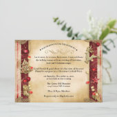 Elegant  kerstfeest kaart (Staand voorkant)