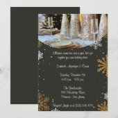 Elegant kerstfeest kaart (Voorkant / Achterkant)