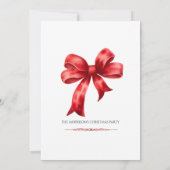 Elegant kerstfeest kaart (Achterkant)