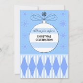 Elegant kerstfeest kaart (Voorkant)