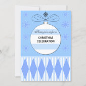 Elegant kerstfeest kaart (Voorkant)