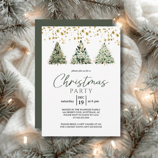 Elegant kerstfeest kaart