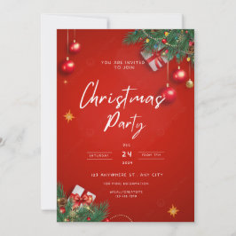 Elegant kerstfeest kaart