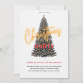 Elegant kerstfeest met feestboom kaart (Voorkant)