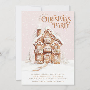 Elegant Kerstfeest met Huis van Peperkoek Kaart