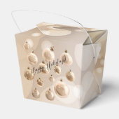 Elegant kerstfeest modern bedankdoosjes (Achterkant)