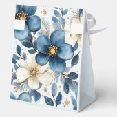 Elegant kerstfeest modern bedankdoosjes (Achterkant)