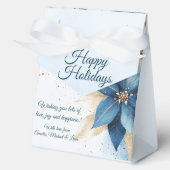 Elegant kerstfeest modern bedankdoosjes (Voorkant)