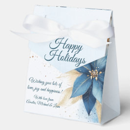 Elegant kerstfeest modern bedankdoosjes