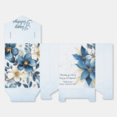 Elegant kerstfeest modern bedankdoosjes (Ongevouwen)