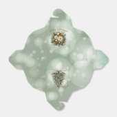 Elegant kerstfeest modern bedankdoosjes (Uitgevouwen)