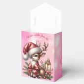 Elegant kerstfeest modern bedankdoosjes (Geopend)