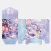 Elegant kerstfeest modern bedankdoosjes (Ongevouwen)