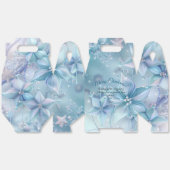 Elegant kerstfeest modern bedankdoosjes (Ongevouwen)