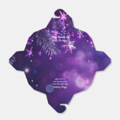 Elegant kerstfeest modern bedankdoosjes (Uitgevouwen)