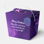 Elegant kerstfeest modern bedankdoosjes (Achterkant)