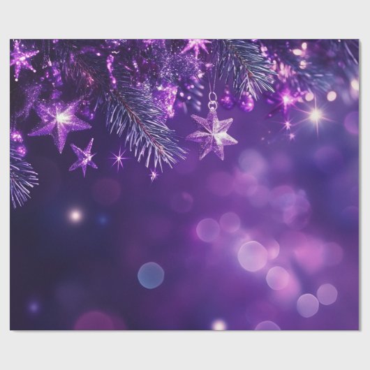 Elegant kerstfeest modern cadeaupapier (Vlak)