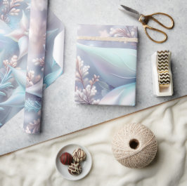 Elegant kerstfeest modern cadeaupapier