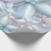 Elegant kerstfeest modern cadeaupapier (Hoek)