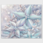 Elegant kerstfeest modern cadeaupapier (Vlak)