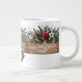 Elegant kerstfeest modern grote koffiekop (Rechts)