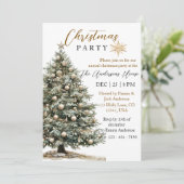 Elegant kerstfeest modern kaart (Staand voorkant)