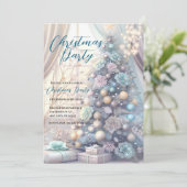 Elegant kerstfeest modern kaart (Staand voorkant)