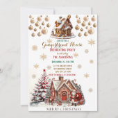 Elegant kerstfeest modern kaart (Voorkant)