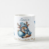 Elegant kerstfeest modern koffiemok (Center)