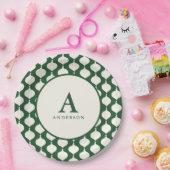 Elegant kerstfeest papieren bordje (Feest)