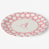 Elegant  kerstfeest papieren bordje (Gekanteld)