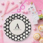 Elegant  kerstfeest papieren bordje (Feest)