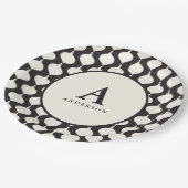 Elegant  kerstfeest papieren bordje (Gekanteld)