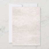 Elegant kerstfeest rustiek notitiekaartje (Achterkant)