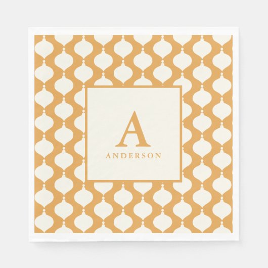 Elegant kerstfeest servet (Voorkant)