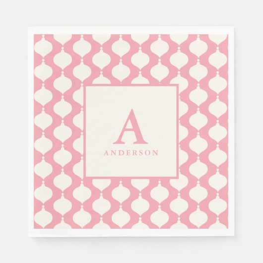 Elegant kerstfeest servet (Voorkant)