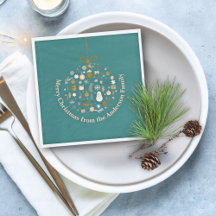 Elegant kerstfeest viering minimaal