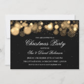 Elegant kerstfeest Winter Wonder Gold Kaart (Voorkant)