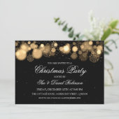 Elegant kerstfeest Winter Wonder Gold Kaart (Staand voorkant)