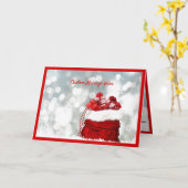 Elegant kerstfeestdag Cadeaus cadeaus voor kerstca Kaart (Gele Bloem)