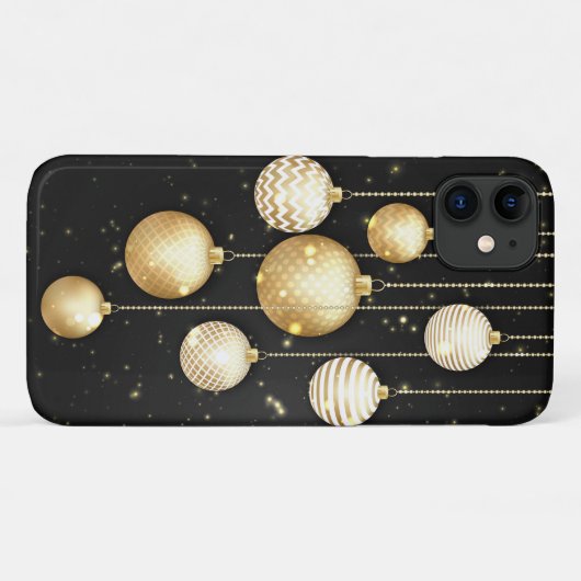 Elegant kerstfeestdag Case-Mate iPhone case (Achterkant (horizontaal))