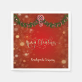 Elegant kerstfeestdag, partij bij het bedrijf servet (Voorkant)